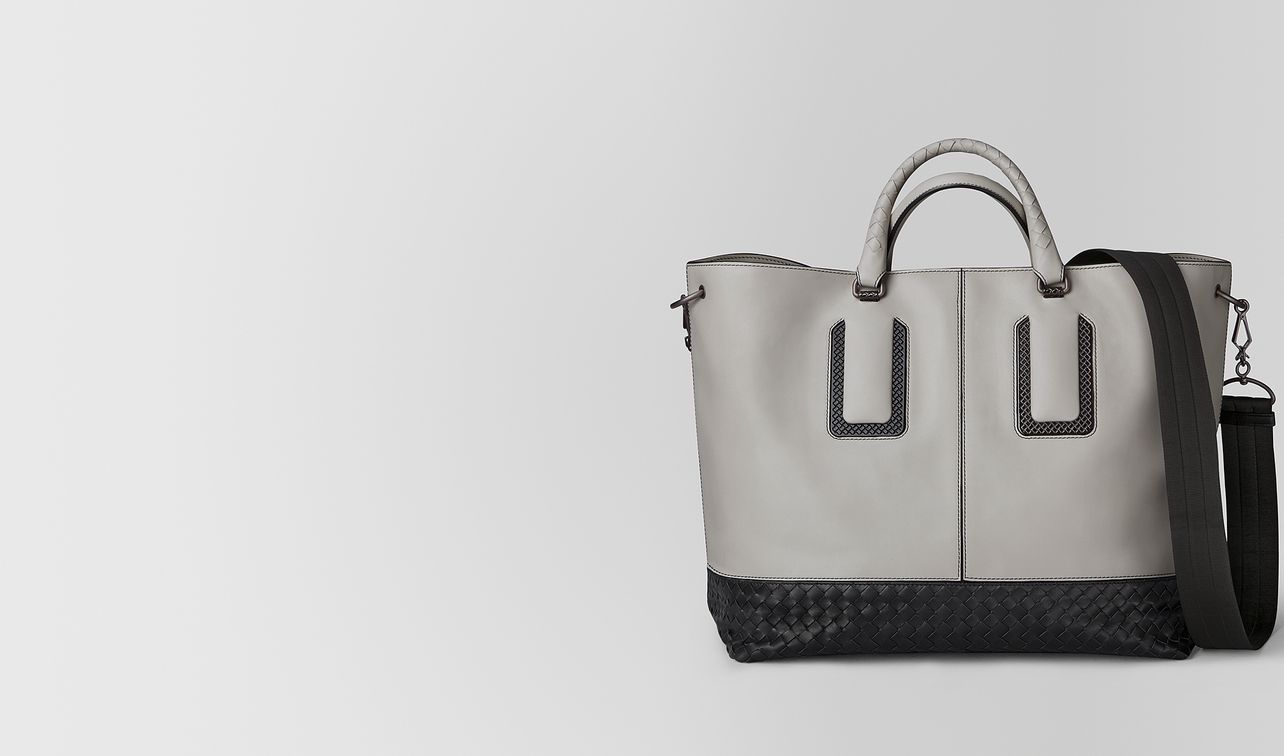 cement french calf nicolo tote landing