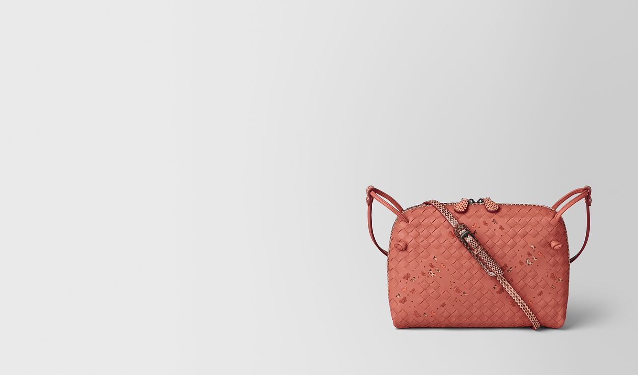 borsa nodini in intrecciato nappa ayers hibiscus landing