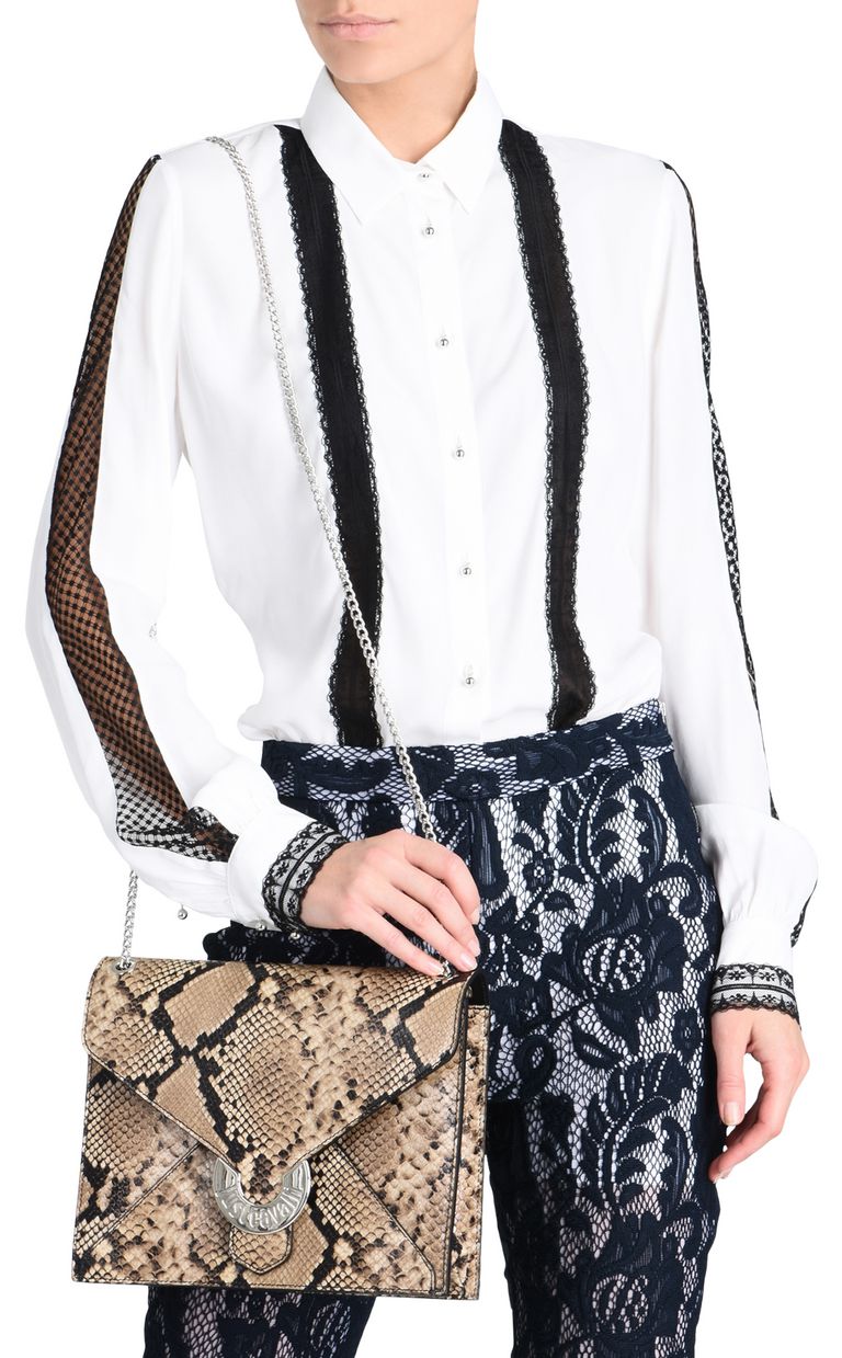 snakeskin crossbody bag