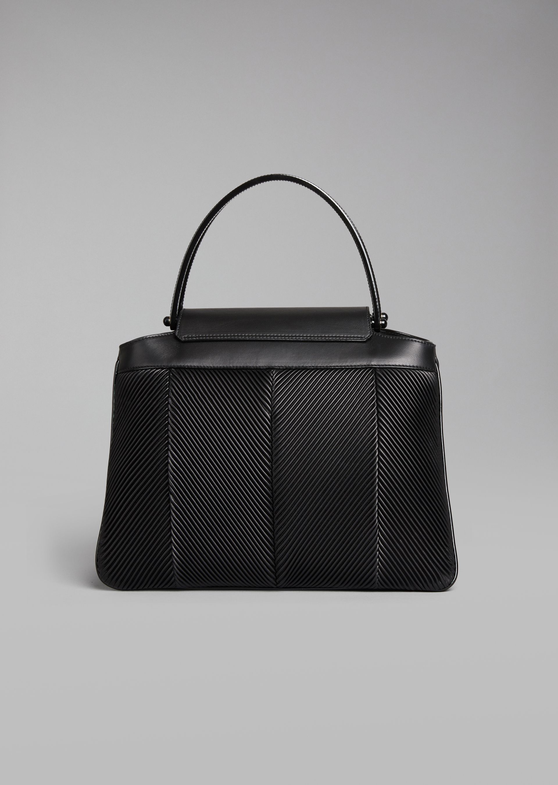 Top Handle bag in leather | Woman | Giorgio Armani