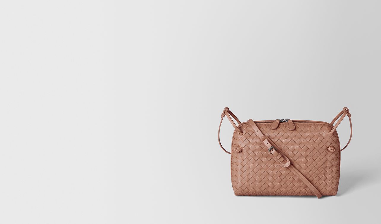 borsa messenger in intrecciato nappa dahlia landing