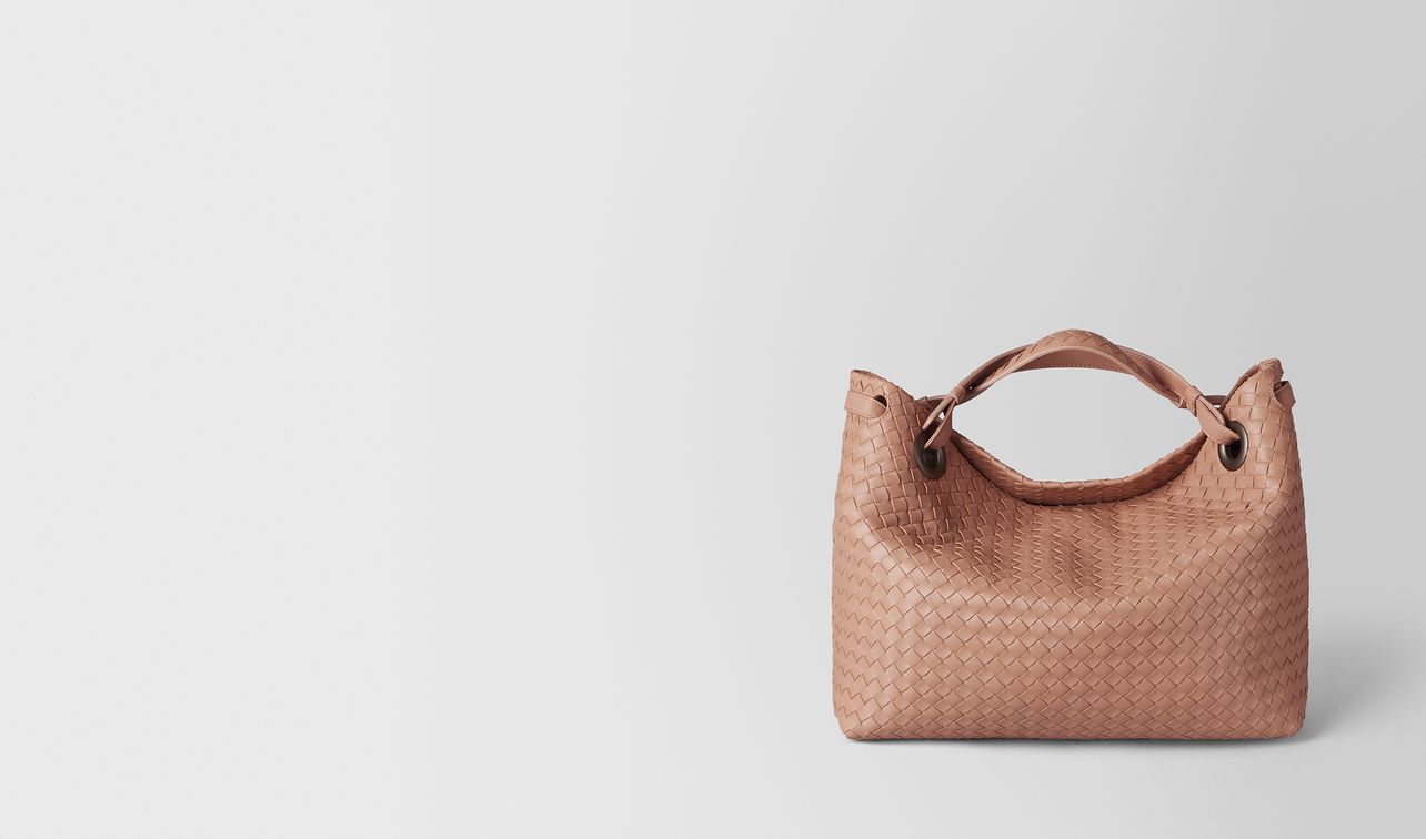 borsa a spalla in intrecciato nappa dahlia landing