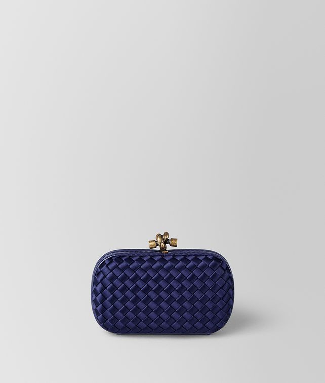 BOTTEGA VENETA ATLANTIC INTRECCIATO IMPERO KNOT Clutch Woman fp
