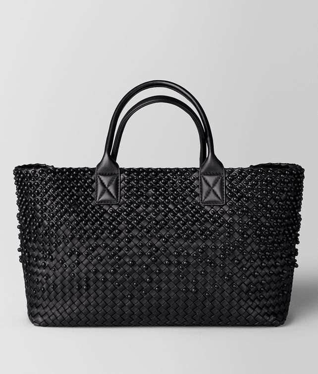 BOTTEGA VENETA NERO SPHERES CABAT Tote Bag Woman fp