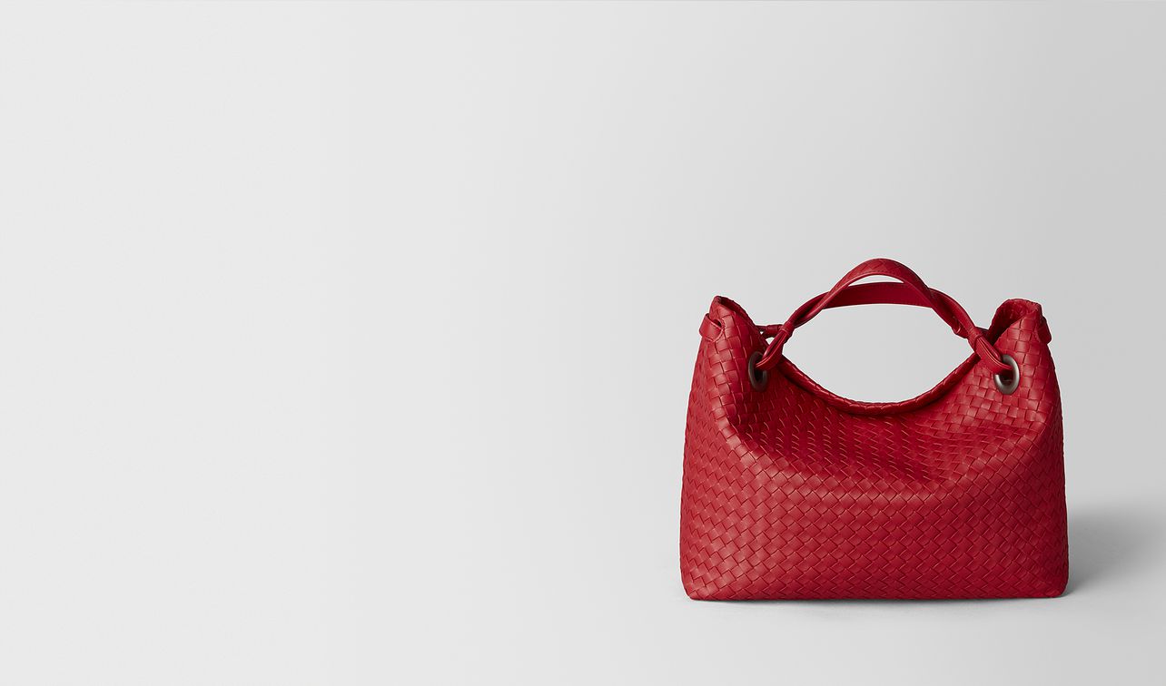 borsa garda grande in intrecciato nappa landing