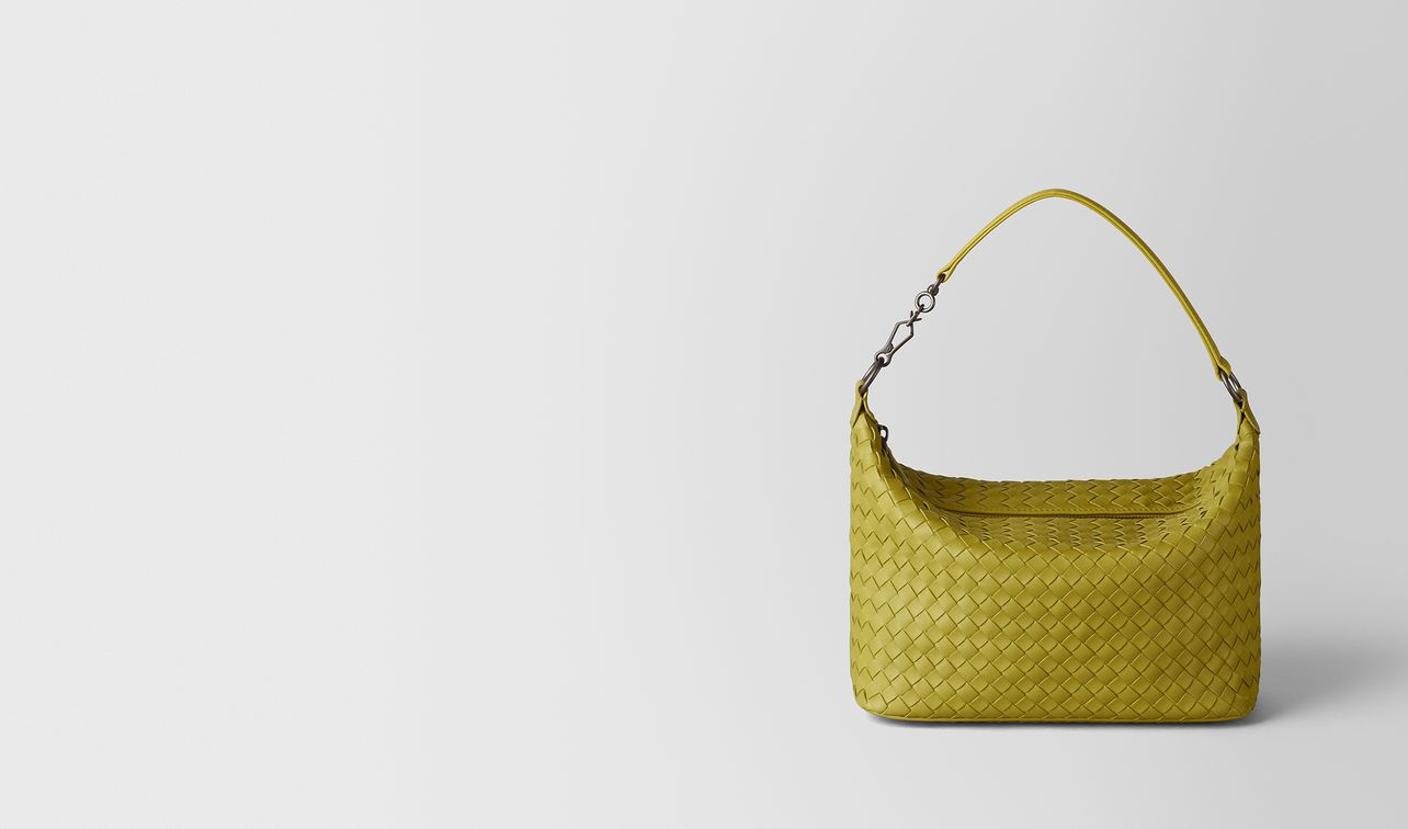 chamomile intrecciato nappa shoulder bag landing