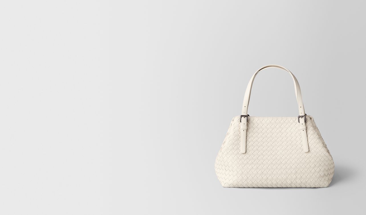 mist intrecciato nappa tote landing