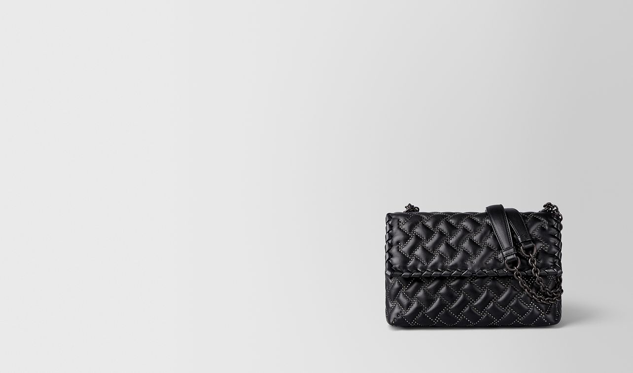 nero nappa microstuds olimpia bag landing