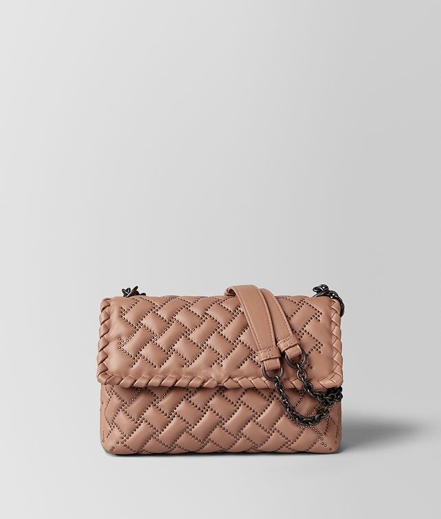 BOTTEGA VENETA DAHLIA NAPPA MICROSTUDS OLIMPIA BAG Shoulder Bag Woman fp