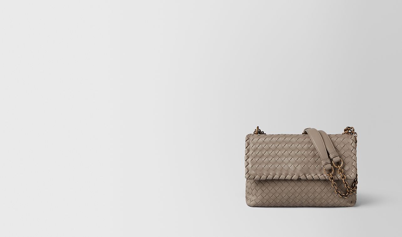 limestone intrecciato nappa olimpia bag landing
