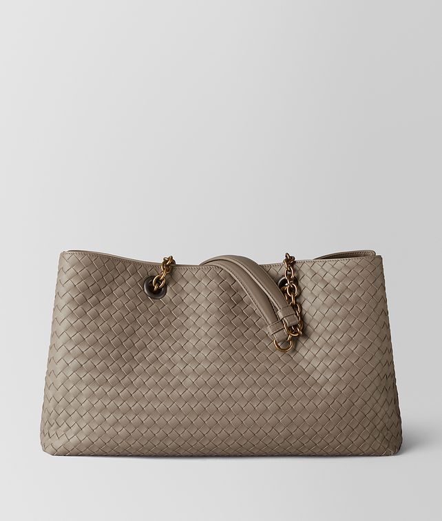 BOTTEGA VENETA LIMESTONE INTRECCIATO NAPPA TOTE Tote Bag Woman fp