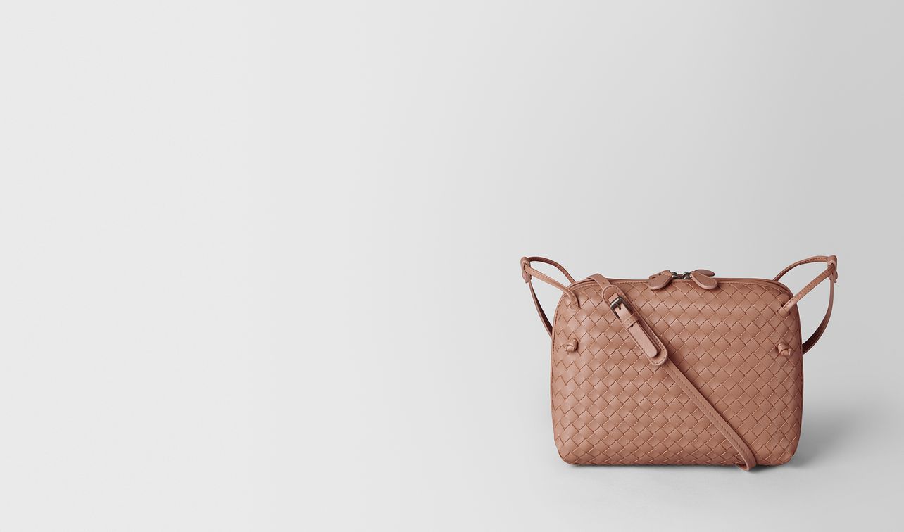borsa messenger in intrecciato nappa dahlia landing