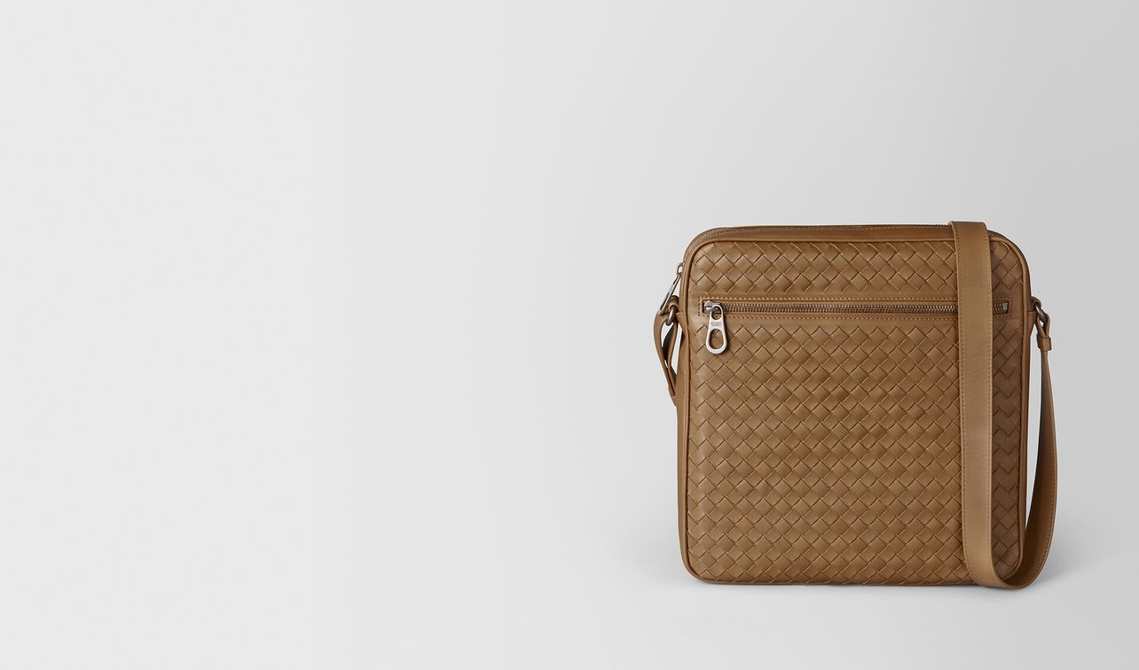 camel intrecciato vn messenger landing