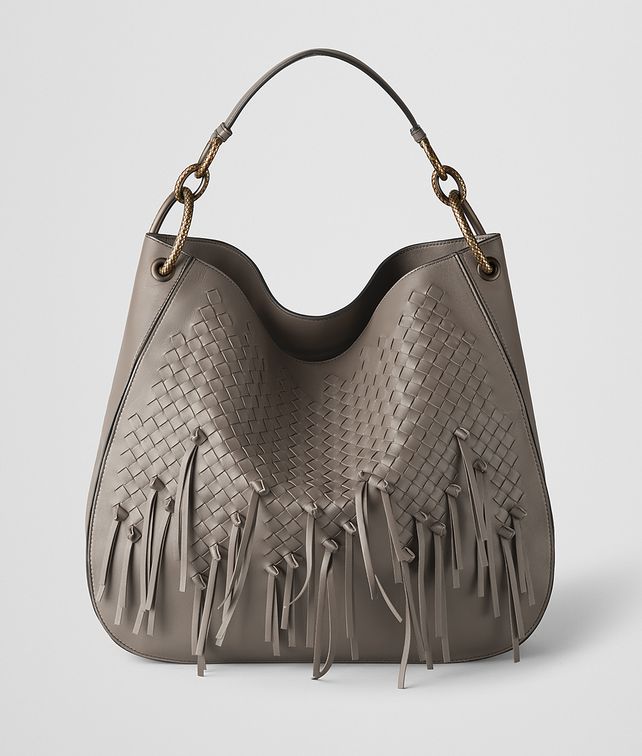 BOTTEGA VENETA STEEL INTRECCIATO BRIO LOOP BAG Hobo Bag Woman fp