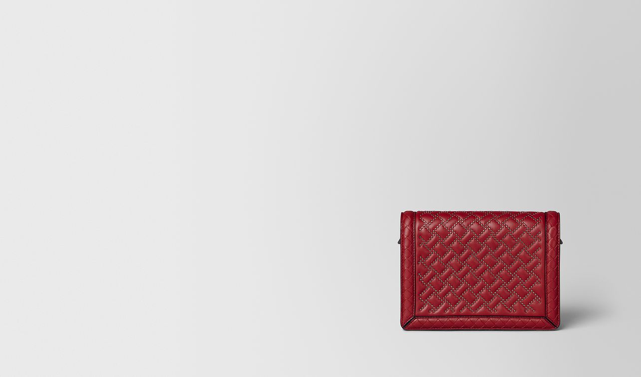 china red nappa microstuds mini montebello bag landing