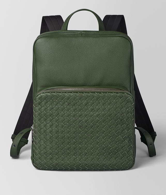 BOTTEGA VENETA FOREST CERVO MEDIUM DOUBLE BRICK Backpack Man fp
