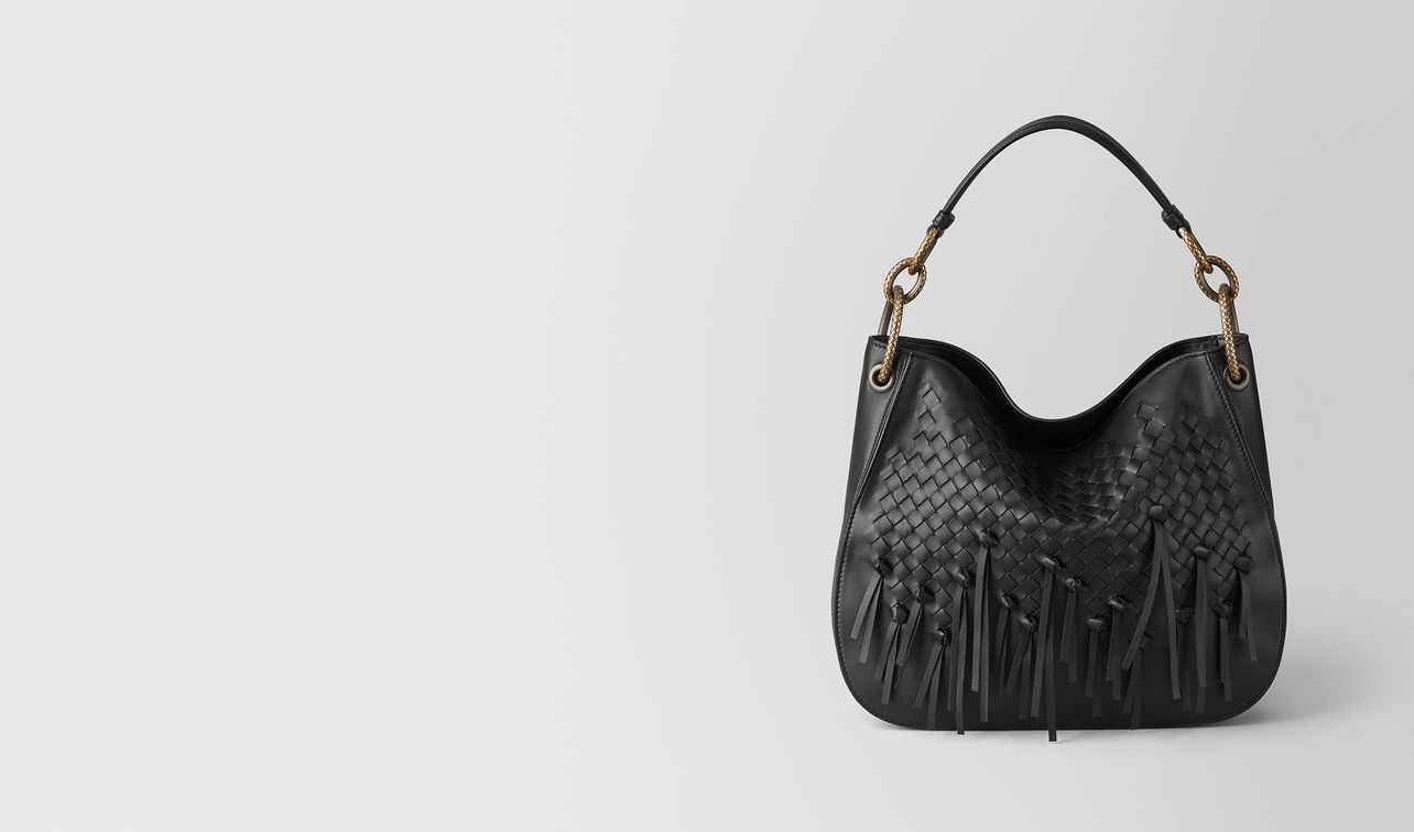 nero intrecciato brio loop bag landing