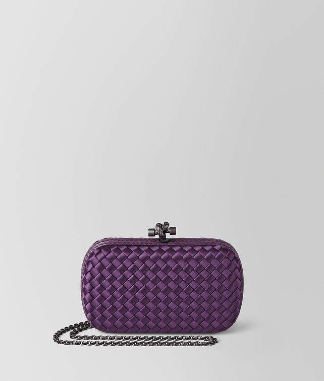 BOTTEGA VENETA MONALISA INTRECCIATO IMPERO CHAIN KNOT Clutch Woman fp