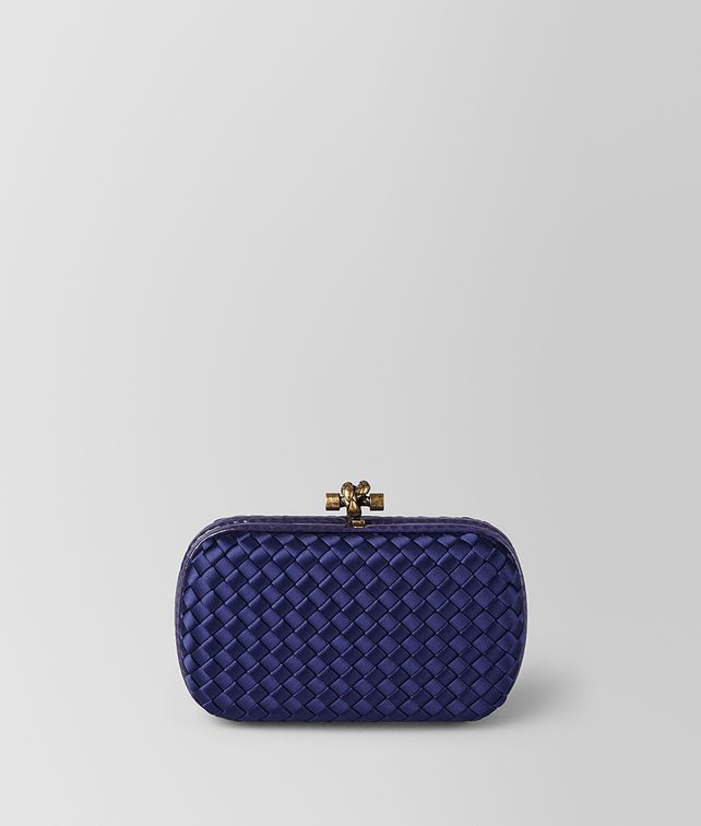 BOTTEGA VENETA ATLANTIC INTRECCIATO IMPERO CHAIN KNOT Clutch Woman fp