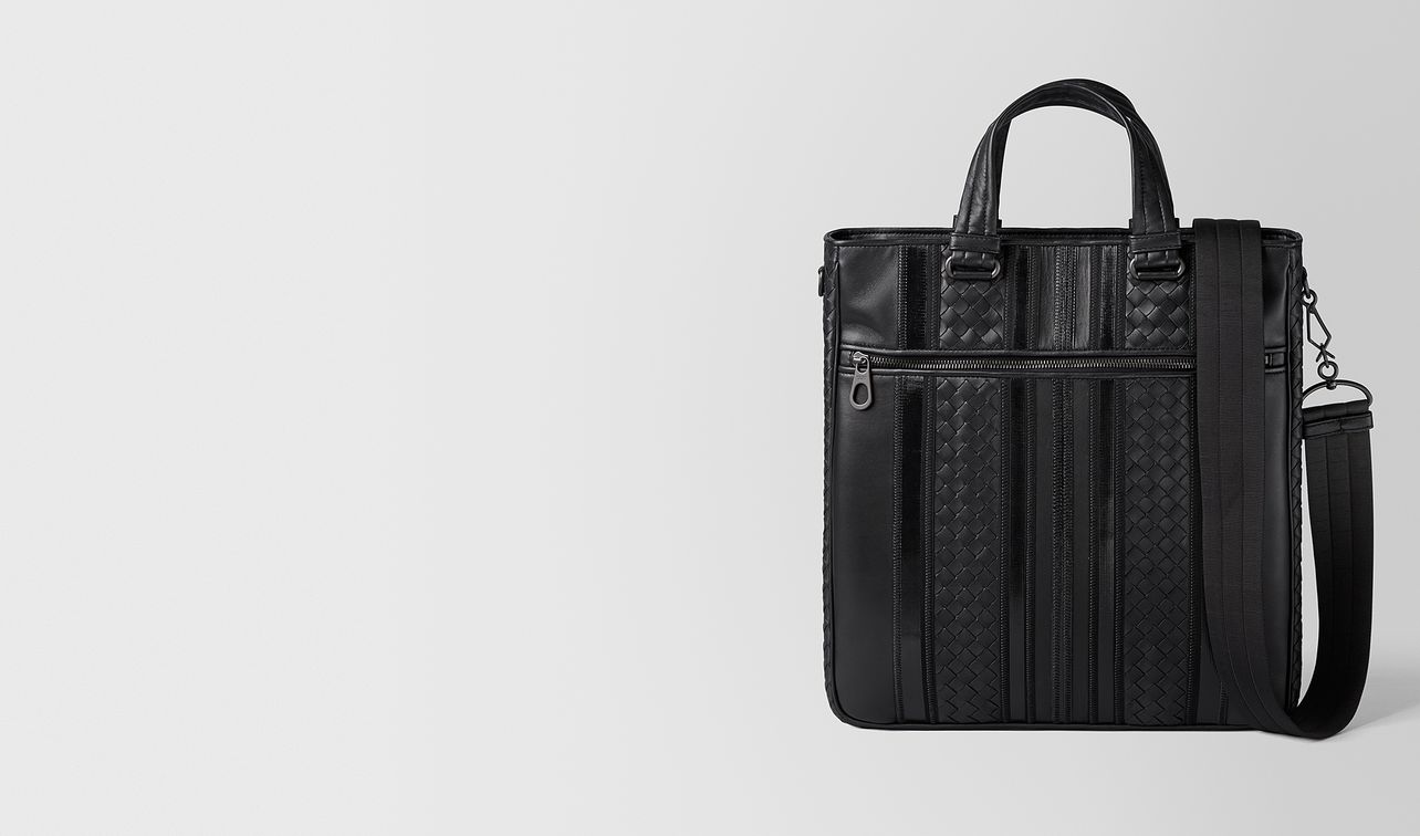 nero nappa tech stripe tote landing