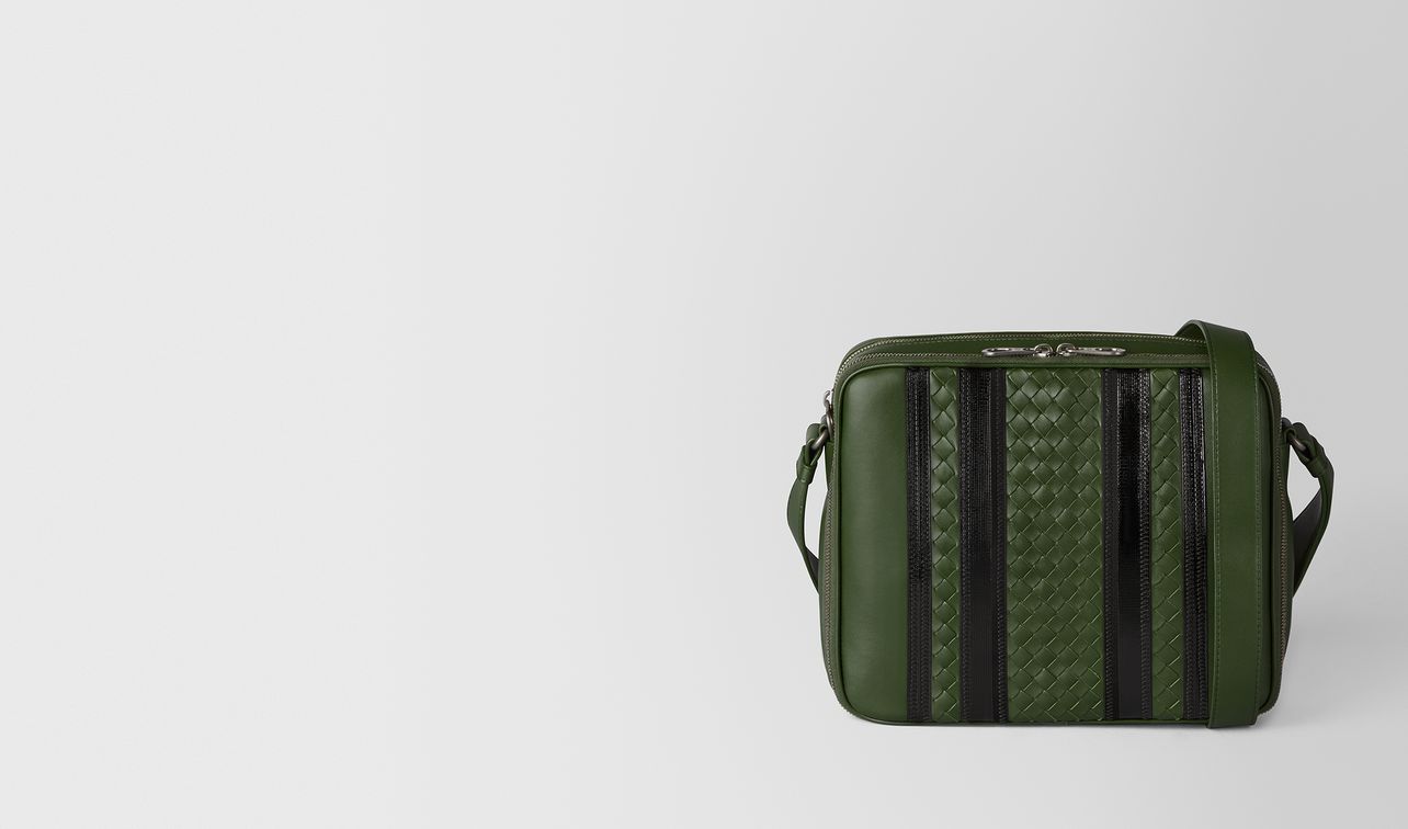 forest/nero nappa tech stripe messenger landing