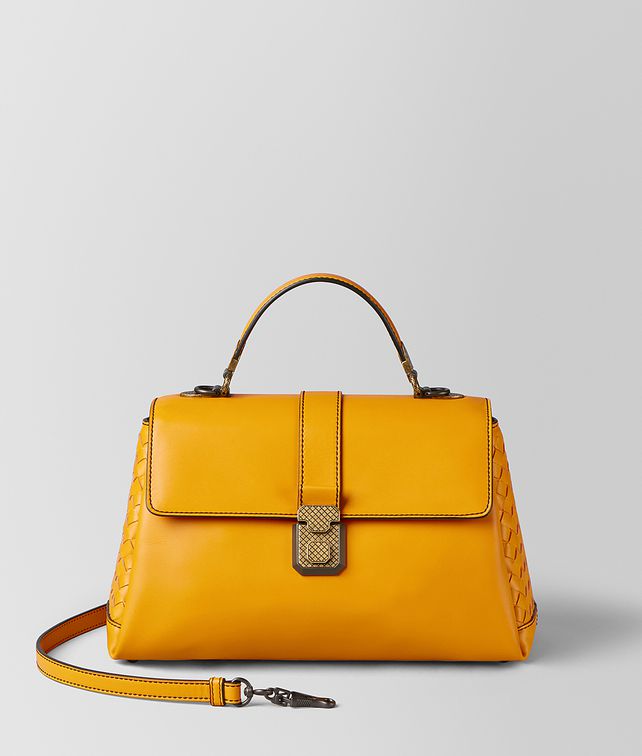 BOTTEGA VENETA SUNSET CALF PIAZZA BAG Top Handle Bag Woman fp