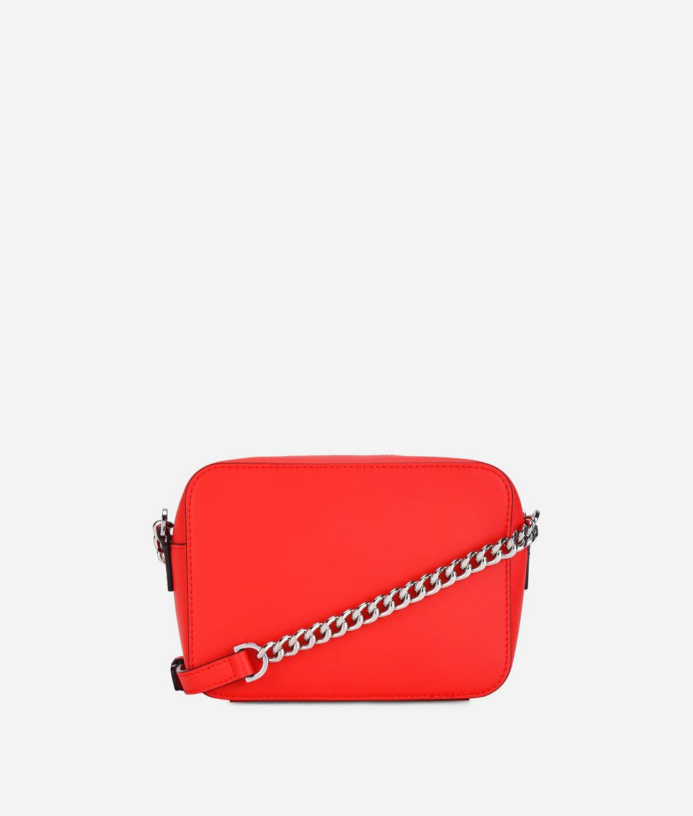 KARL LAGERFELD K/Stripes Leather Camera Bag Crossbody Bag Woman d
