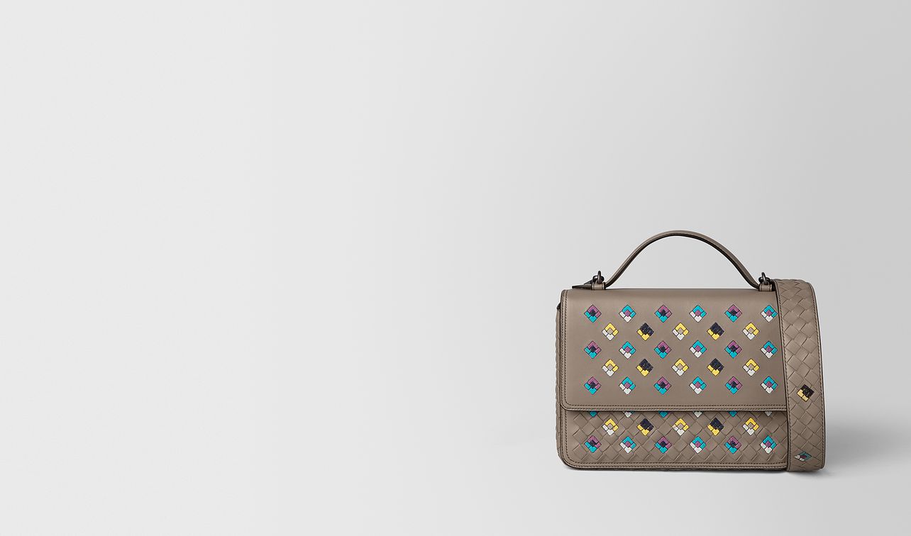 limestone intrecciato squadrato alumna bag landing