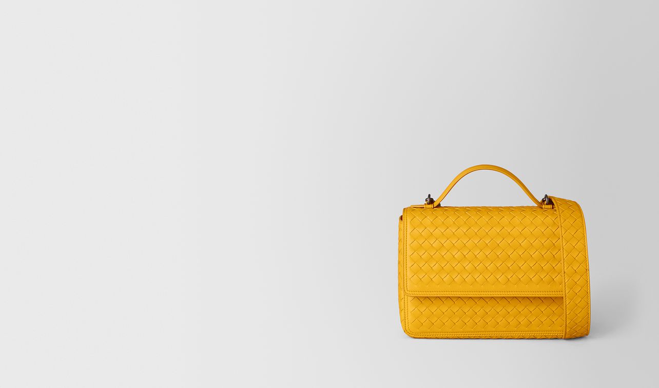 sunset intrecciato nappa alumna bag landing