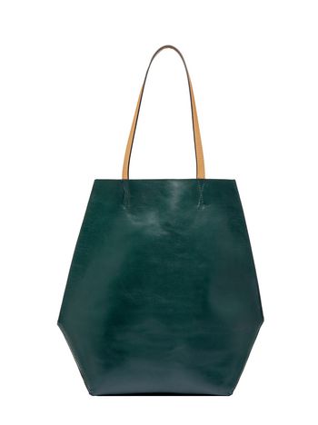 Marni Green and blue calfskin TANGRAM bag Woman