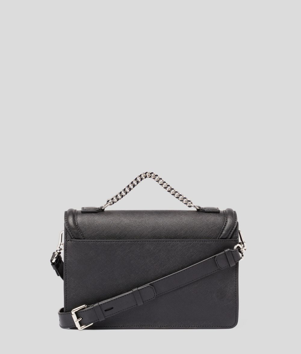 KARL LAGERFELD K/Ikonik Schultertasche aus Leder Handtasche Damen d