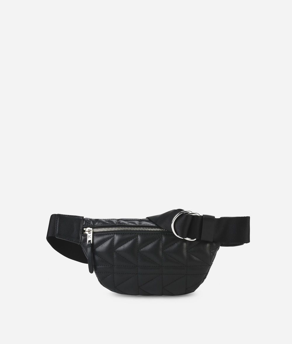 KARL LAGERFELD K/Kuilted Gürteltasche mit Nietendetails Gürteltasche Damen d