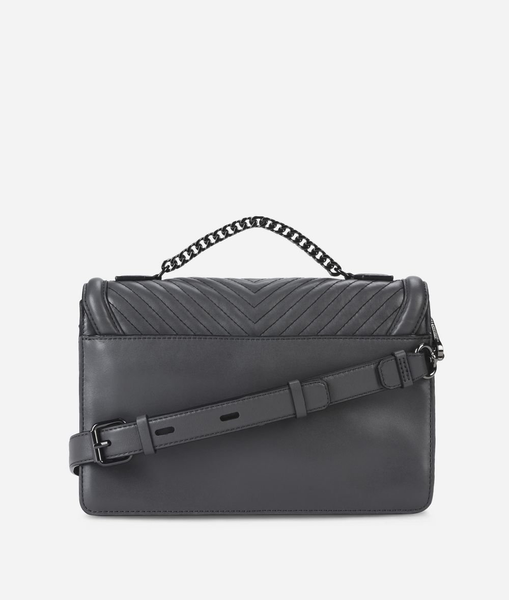 KARL LAGERFELD K/Klassik Schultertasche aus Leder mit gesteppten Details Handtasche Damen d
