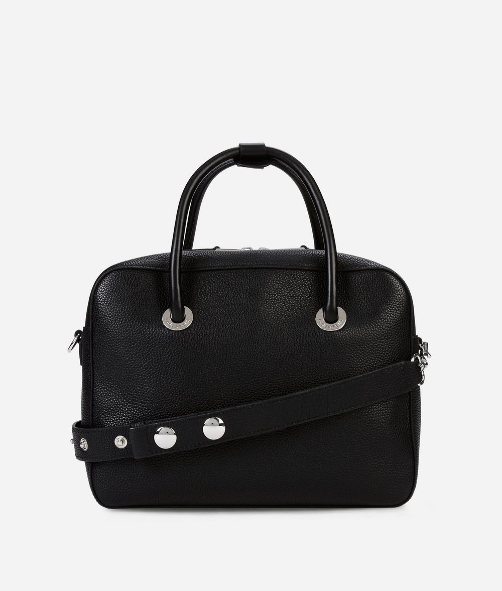 KARL LAGERFELD K/Snaps Leather Bowling Bag Bowling bag Woman d