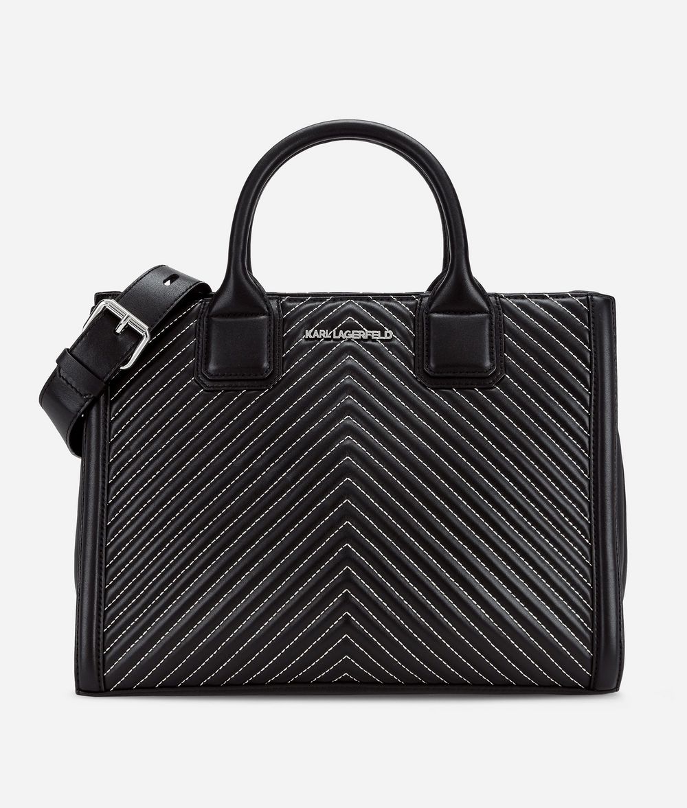 KARL LAGERFELD K/Klassik Quilted Leather Tote Bag Tote Woman f