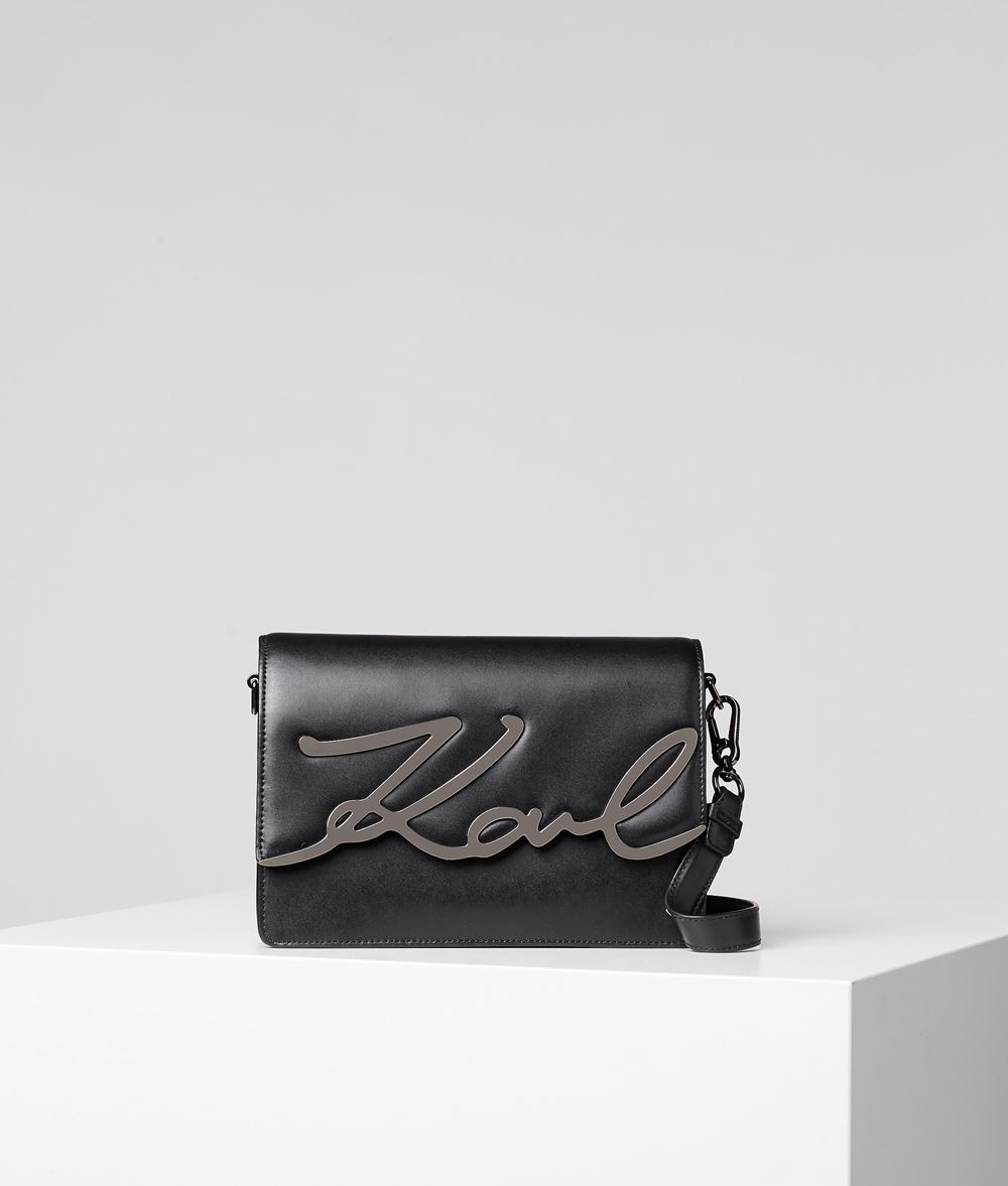 KARL LAGERFELD K/Signature Shoulder Bag Handbag Woman f