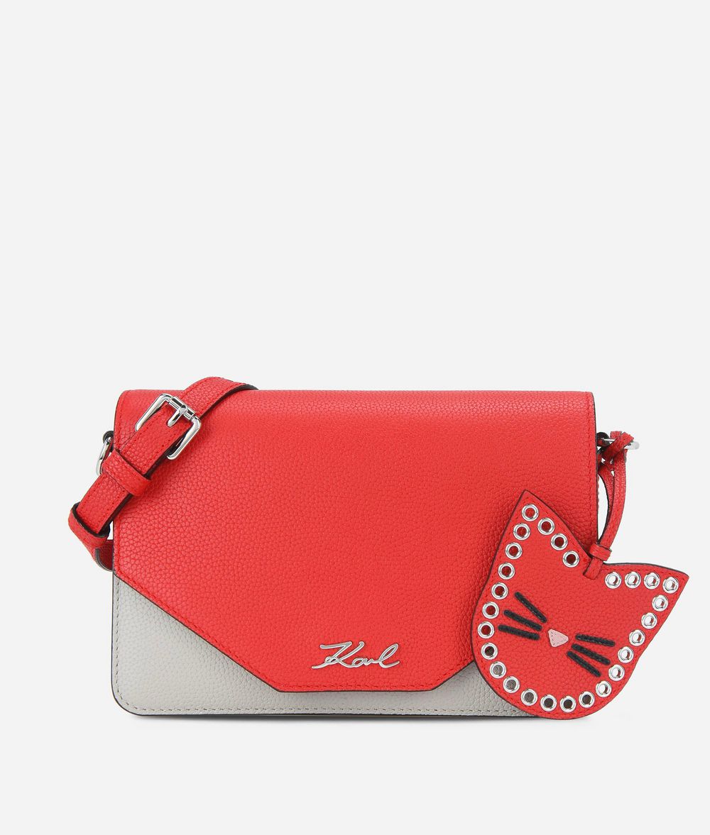 KARL LAGERFELD K/Karry All Leather Shoulder Bag Shoulder bag Woman f