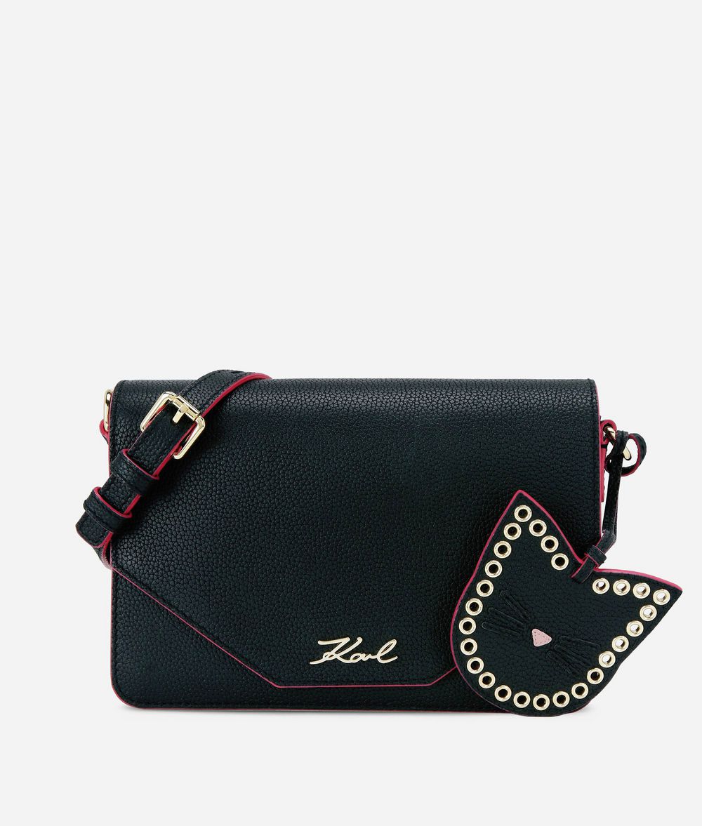 KARL LAGERFELD K/Karry All Leather Shoulder Bag Shoulder bag Woman f