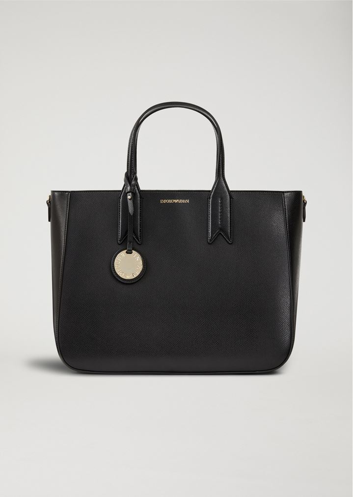 Medium Ping Bag With Logo Charm And Detachable Strap