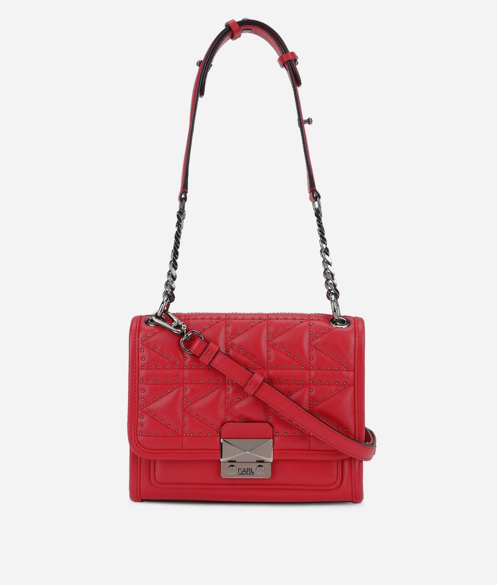KARL LAGERFELD K/Kuilted Studs Small Handbag Handbag Woman f