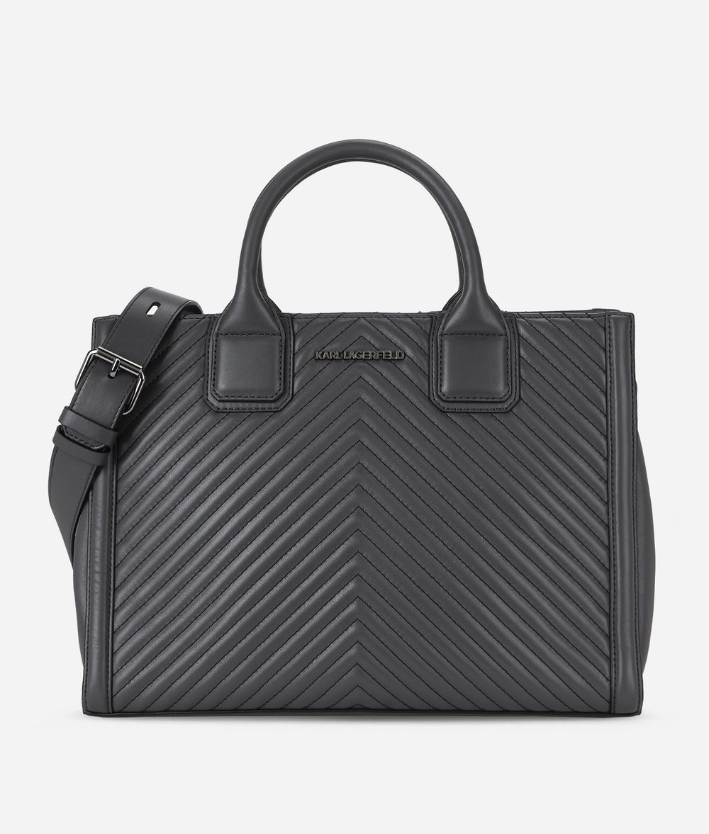 KARL LAGERFELD K/Klassik Quilted Leather Tote Bag Tote Woman f