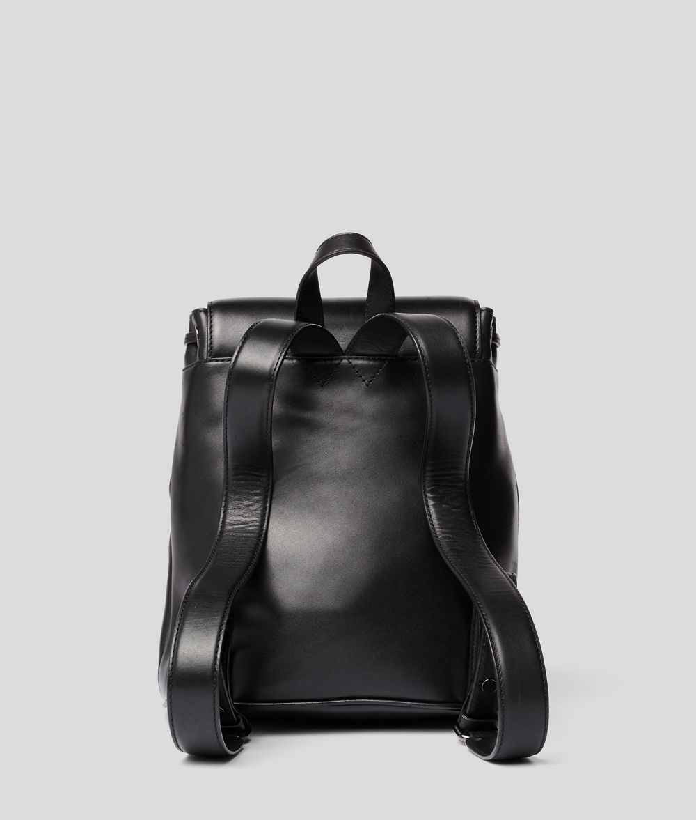 KARL LAGERFELD K/Signature Leather Backpack Backpack Woman d