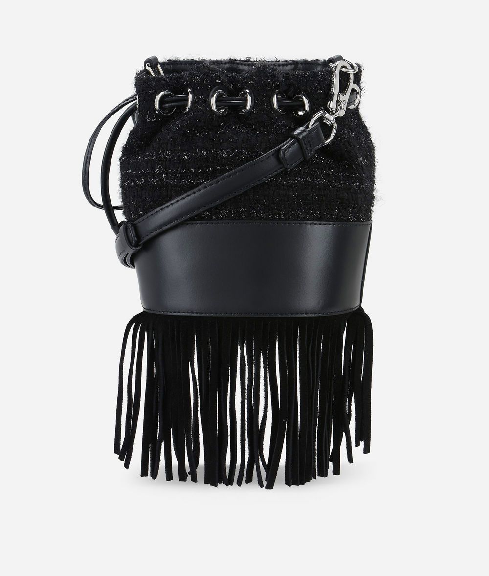 KARL LAGERFELD K/Klassik Pins Mini Bucket Bag Drawstring bag Woman d