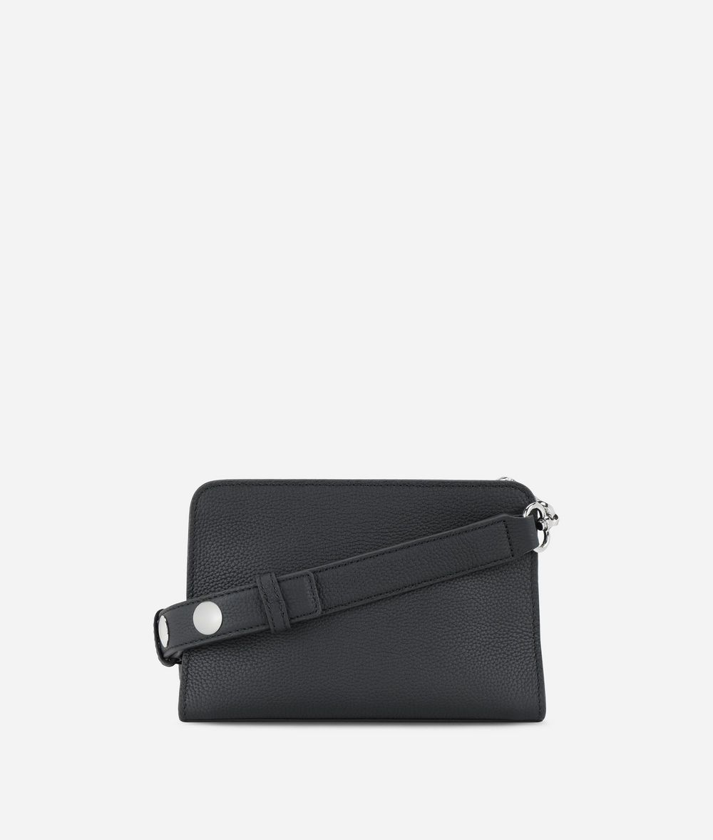 KARL LAGERFELD K/Snaps Small Leather Shoulder Bag Handbag Woman d