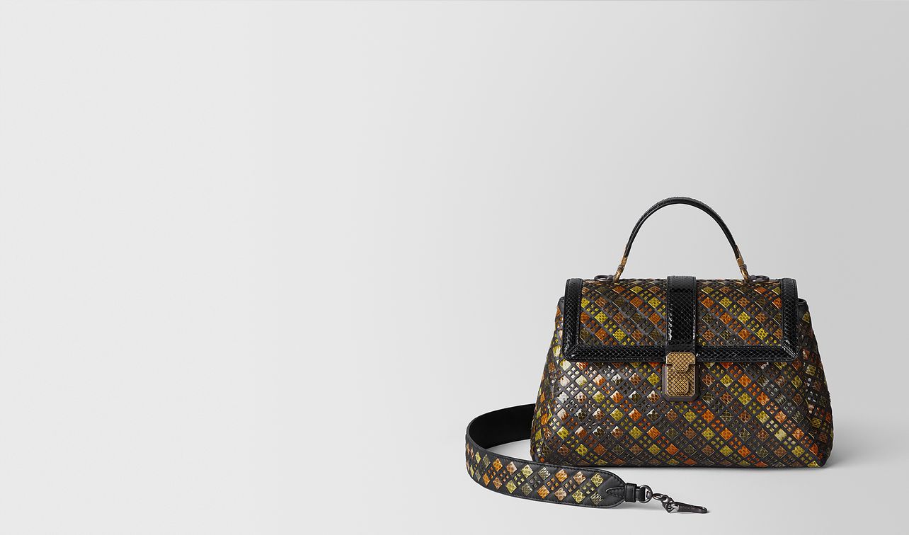 multicolor nappa ayers intrecciato stained glass piazza bag landing