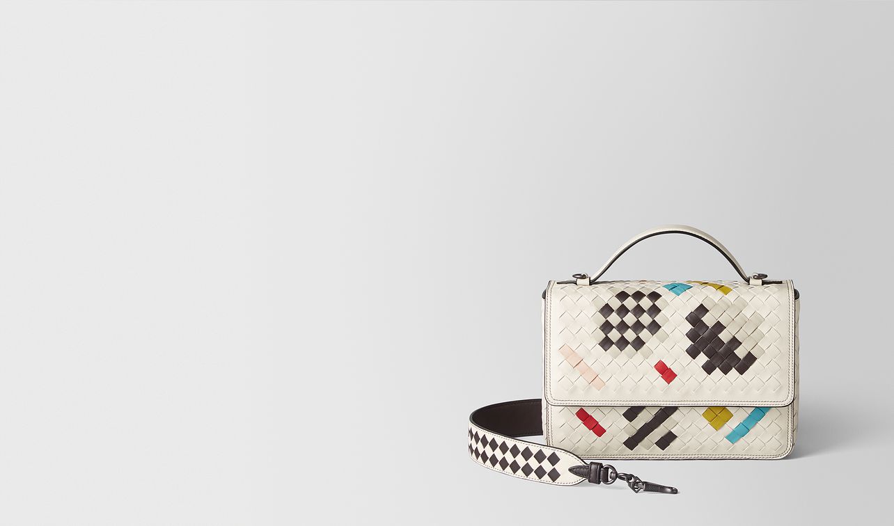 mist intrecciato abstract alumna bag landing
