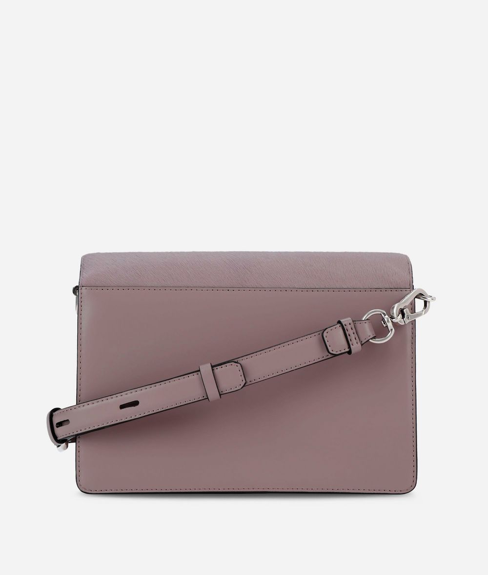 KARL LAGERFELD Edle K/Signature Schultertasche aus Leder Handtasche Damen d