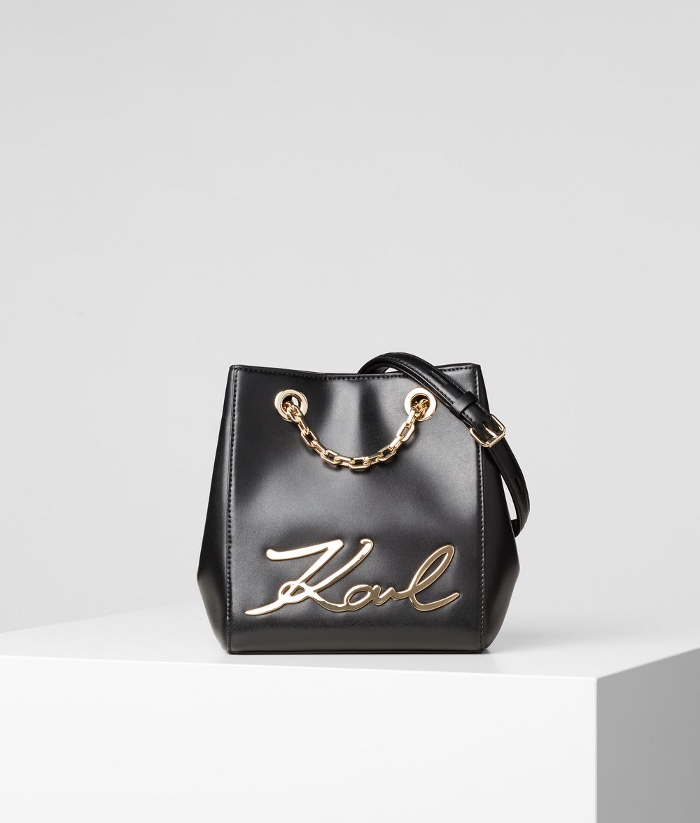 KARL LAGERFELD K/Signature Bucket Bag Drawstring bag Woman f