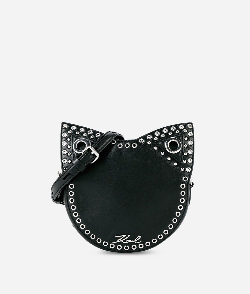 KARL LAGERFELD K/Rocky Choupette Leather Crossbody Bag Crossbody Bag Woman f