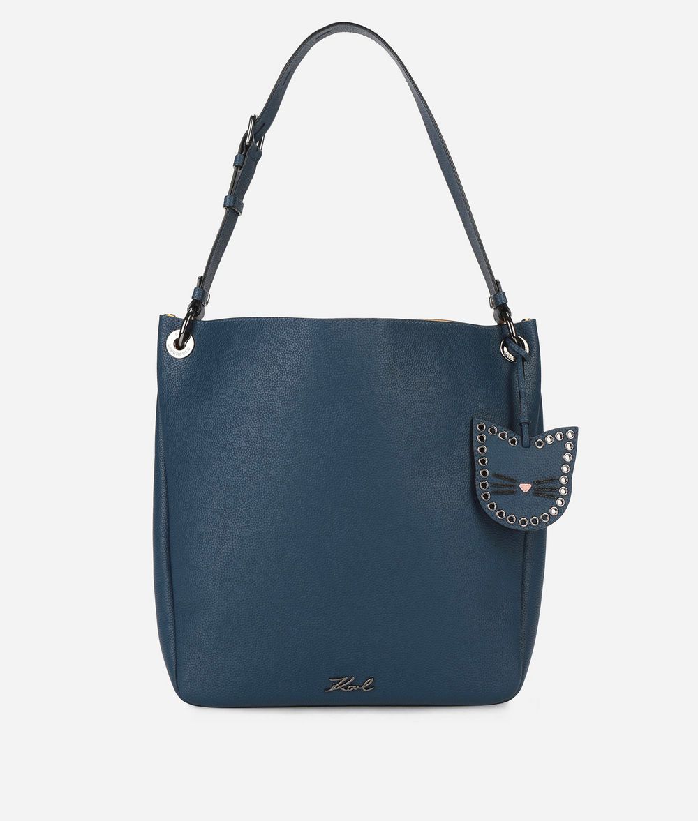 KARL LAGERFELD K/Karry All Leather Hobo Bag Hobo Bag Woman f